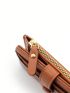 Crocodile Embossed Small Wallet PU