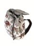 Vintage Backpack. Elephant Pattern Bucket Bag, Anti-Theft Backpack With Accessories