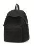 Black Casual Daypack Release Buckle Design