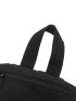 Black Casual Daypack Release Buckle Design
