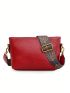 Minimalist Square Bag Small Zipper Green