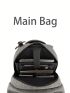 Medium Fashion Backpack Solid Gray