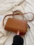 Small Square Bag Metal Decor Flap
