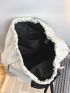 Large Capacity Fashion Backpack Drawstring Design