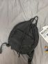 Large Capacity Fashion Backpack Drawstring Design