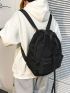 Large Capacity Fashion Backpack Drawstring Design