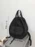 Large Capacity Fashion Backpack Drawstring Design