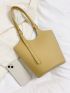 Medium Bucket Bag Solid Color