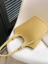 Medium Bucket Bag Solid Color