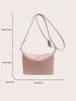 Small Hobo Bag Solid Color