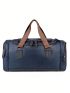 Men Duffel Bag Pu Travel Bag Waterproof Gym Bag Luggage Bag Weekend Bag