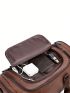 Men Duffel Bag Pu Travel Bag Waterproof Gym Bag Luggage Bag Weekend Bag