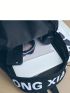 Casual Backpack Women Men Travel Bag Fashion High Capacity Solid Color Zipper Student School Bag