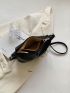 Small Hobo Bag Solid Color
