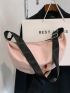 Minimalist Hobo Bag Zipper Large Capacity