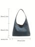 Minimalist Hobo Bag Medium Snap Button