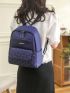 Quilted Classic Backpack Medium Zipper