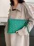 Quilted Square Bag Zipper Medium