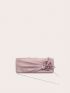 Flower Decor Envelope Bag Medium Flap