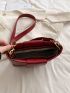 Minimalist Square Bag Medium Chain Decor