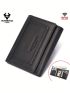 Slim Wallet For Men RFID Original Genuine Leather Trifold Card Holder Small Luxury Male Clutch