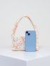 Mini Straw Bag Colorblock Top Handle For Vacation