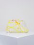 Medium Dome Bag Beige Minimalist Clutch Bag For Daily