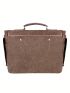 Men Briefcase Canvas 14 Inch Laptop Bag Portable Messenger Bag For Men