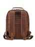 Vintage Genuine Leather Backpack For Men 15.6 Inch Laptop Camping Bag Large Capacity School Business Daypack