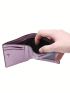 Women's PU Small Compact Bifold Pocket Wallet Ladies Mini Purse With Id Card Window