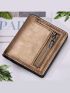 Women's PU Small Compact Bifold Pocket Wallet Ladies Mini Purse With Id Card Window