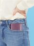 Women's PU Small Compact Bifold Pocket Wallet Ladies Mini Purse With Id Card Window