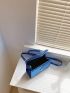 Mini Flap Square Bag Quilted Pattern Metallic Funky