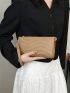 Small Square Bag Wavy Adjustable Multi-compartment PU