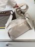 Minimalist Square Bag Zipper With Coin Purse