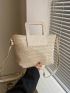 Mini Straw Bag Double Handle Vacation