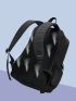 Medium Laptop Backpack Letter Pattern Waterproof
