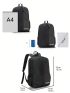 Medium Laptop Backpack Letter Pattern Waterproof