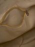 Large Capacity Hobo Bag Solid Color