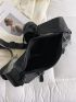 Medium Hobo Bag Black With Coin Purse