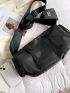 Medium Hobo Bag Black With Coin Purse
