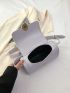 Minimalist Bucket Bag Small Flap