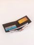 Solid Color Small Wallet Fold Over