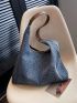 Medium Hobo Bag Denim Contrast Binding