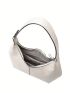 Genuine Leather Crocodile Embossed Hobo Bag Zipper Fashion