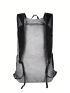 Patch Fashion Zipper Backpack Mesh Pocket Front Sports Bag Aesthetic