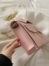 Shirt Design Studded Decor Novelty Bag Fashion Pink