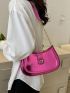 PU Hobo Bag Zipper Funky