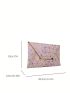 Geometric Pattern Envelope Bag Medium Flap