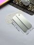 Silver Luggage Tag Name Tag Suitcase Address Label Holder Travel Accessories